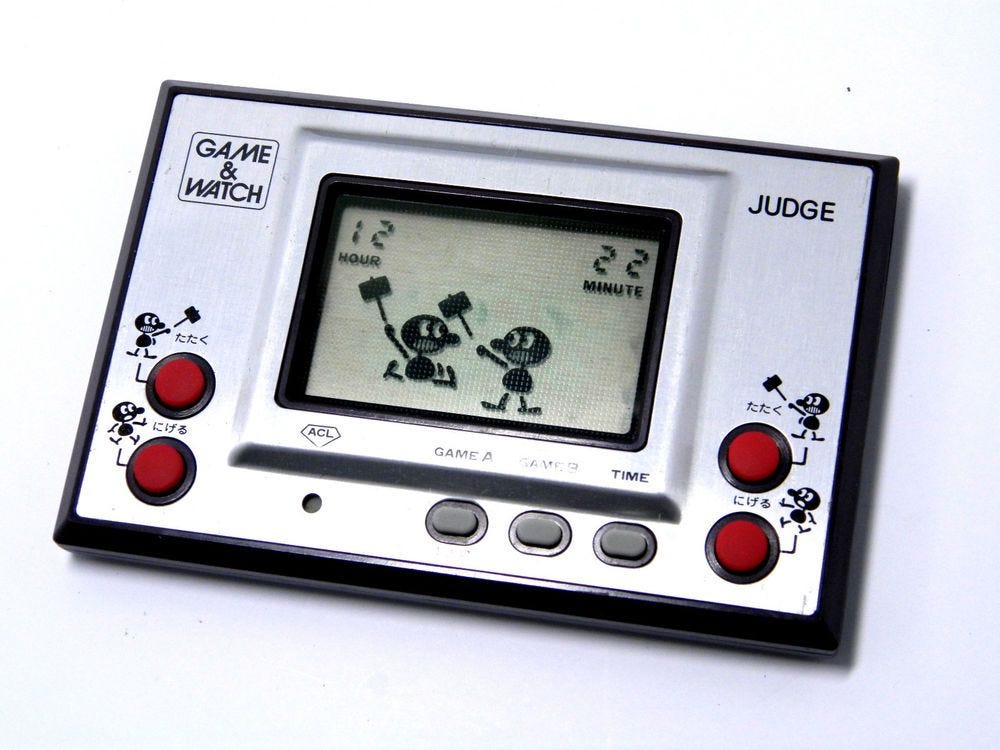 Nintendo Game and Watch: The Most Important Video Game Tech Ever | by Jamie  Logie | Back in Time | Medium