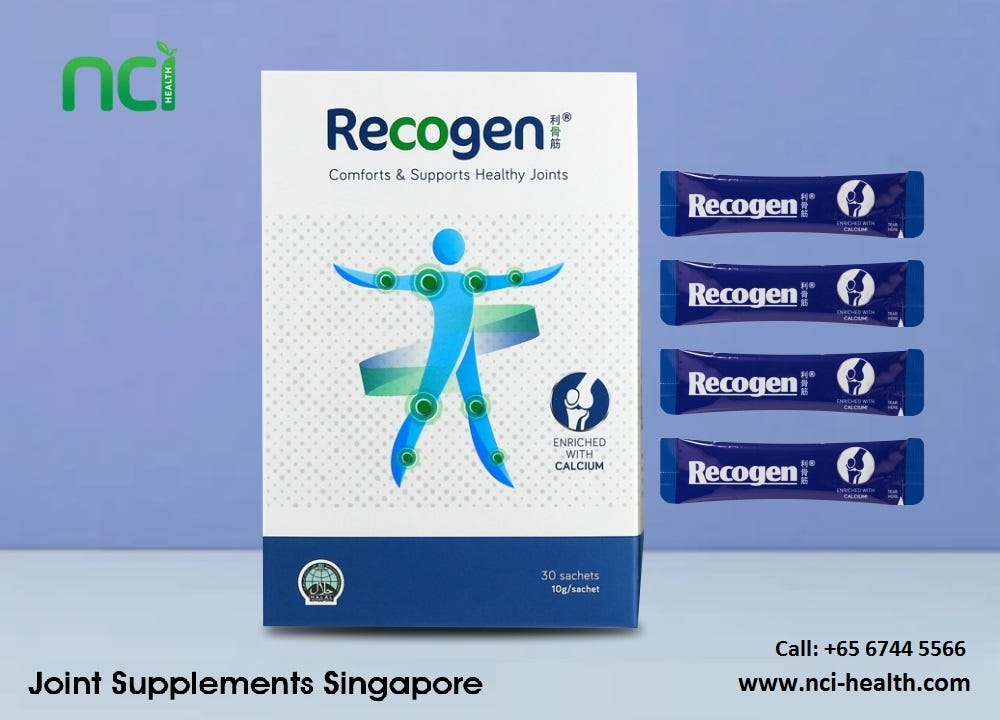 Image showcasing Improve Overall Bone Health with Joint Supplements Singapore - NCI ...