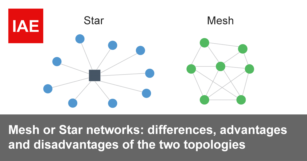 Mesh or Star networks: differences, advantages and disadvantages of the two  topologies | by Industrial Automation Experts | Medium