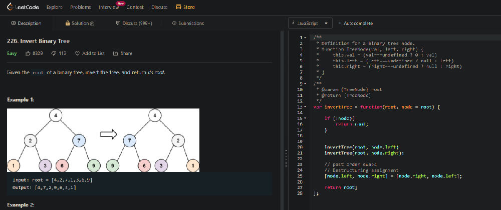 226. Invert Binary Tree 🚀. Given the root of a binary tree, invert ...