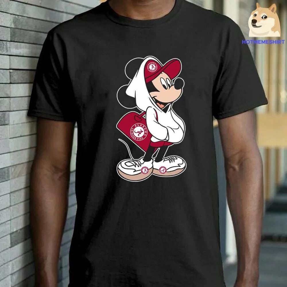 NCAA Alabama Crimson Tide X Disney Mickey Mouse T-Shirt | by Adam Pham ...