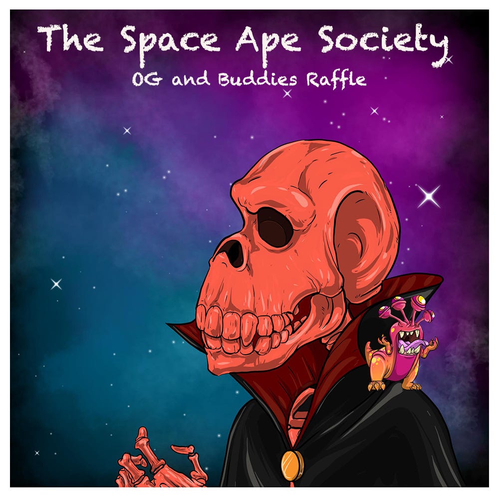 TSAS VALIDATOR REWARDS OG RAFFLE. The Space Ape Society is on a mission ...