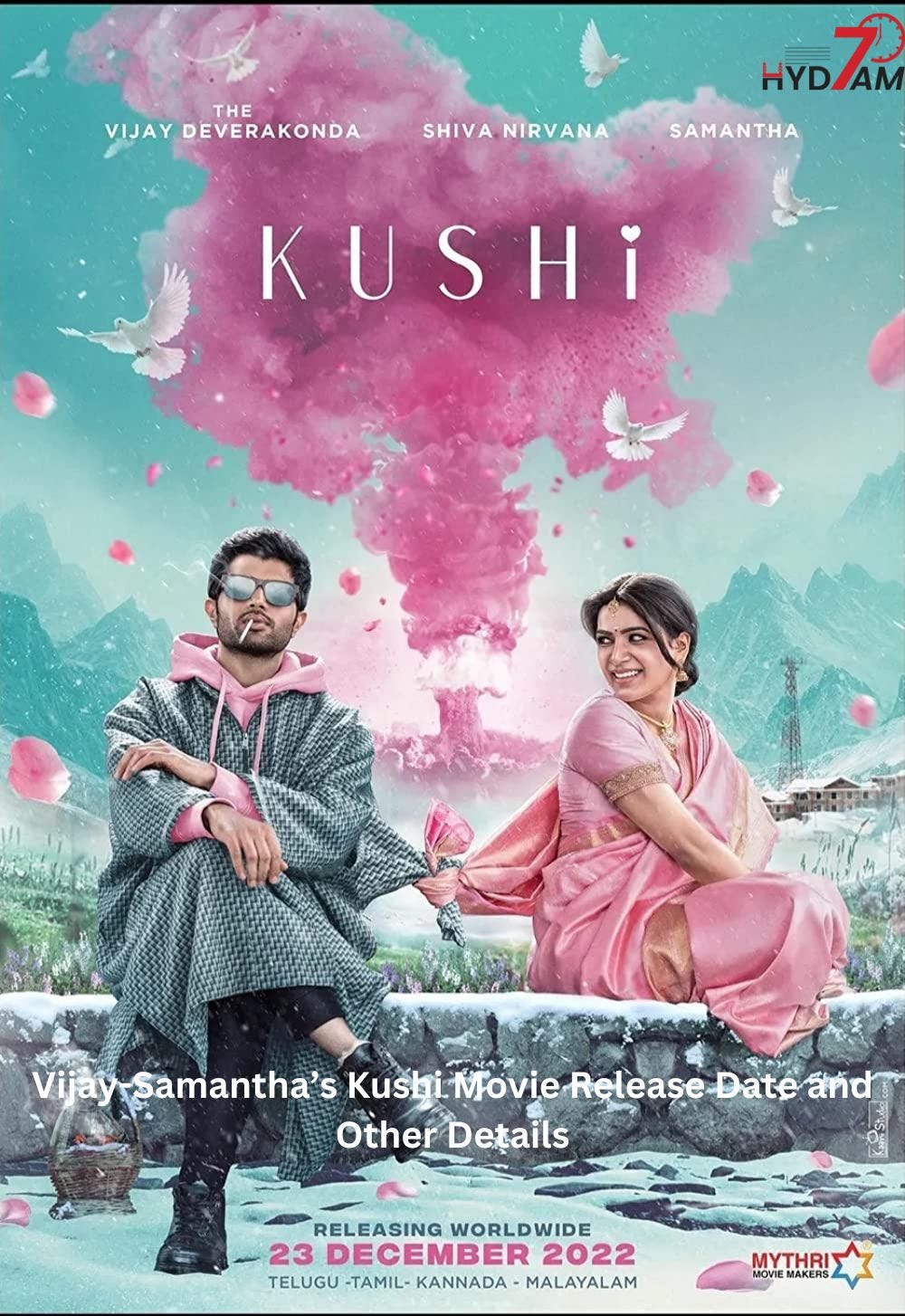 VijaySamantha’s Kushi Movie Release Date and Other Details by Latest