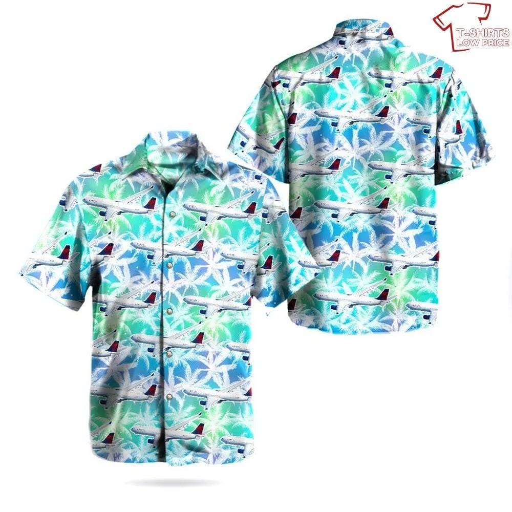 Delta Air Lines Airbus A330-941N, 4th Of July Hawaiian Shirt HO3858 main image 0