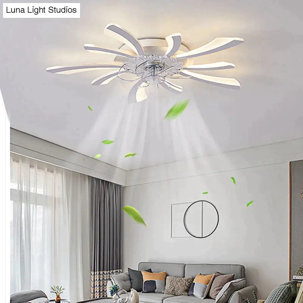 LED Ceiling Fans Luna Light Studios Medium