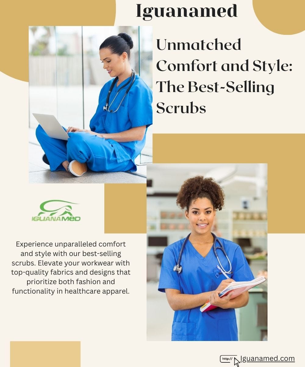 Unmatched Comfort and Style The BestSelling Scrubs iguanamed Medium