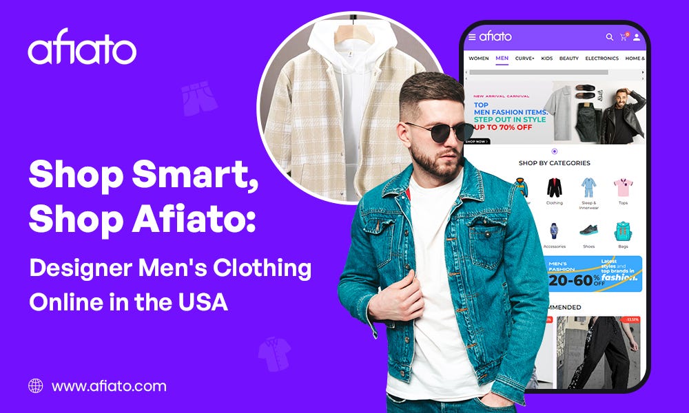 Menswear brands online, men's style at