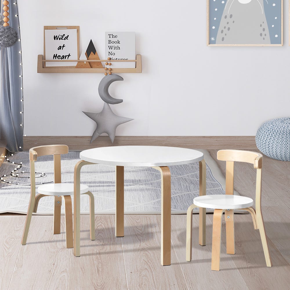 3PC Kids Modern Table Chair Set. 3PC Kids Modern Table Chair Set by