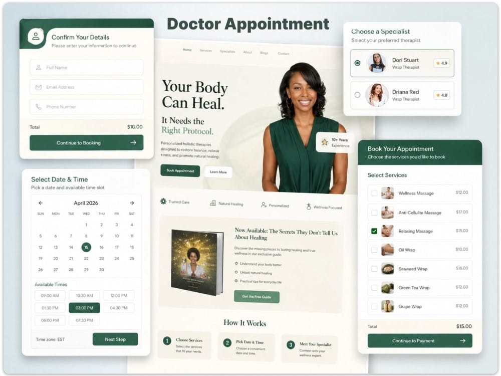 📅 Need a professional appointment booking website for your clinic, hospital, or service business?
