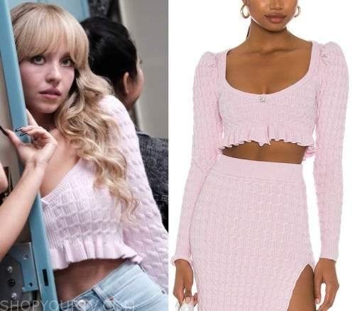 cassie howard pink dress Sydney Sweeney Turned 26 In A Look Cassie Howard Would Kill For