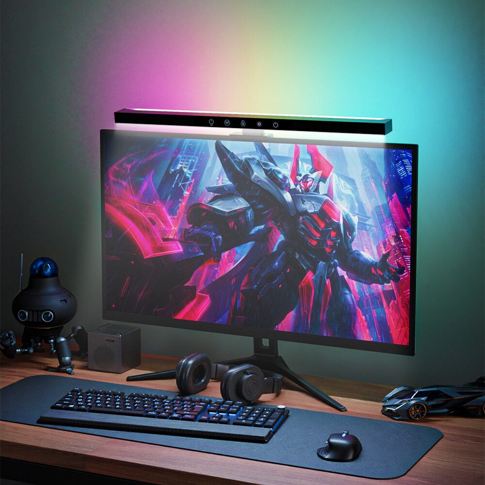 BlitzWolf® BWCML2 Pro RGB Gaming Monitor Light Bar Touch / Wireless