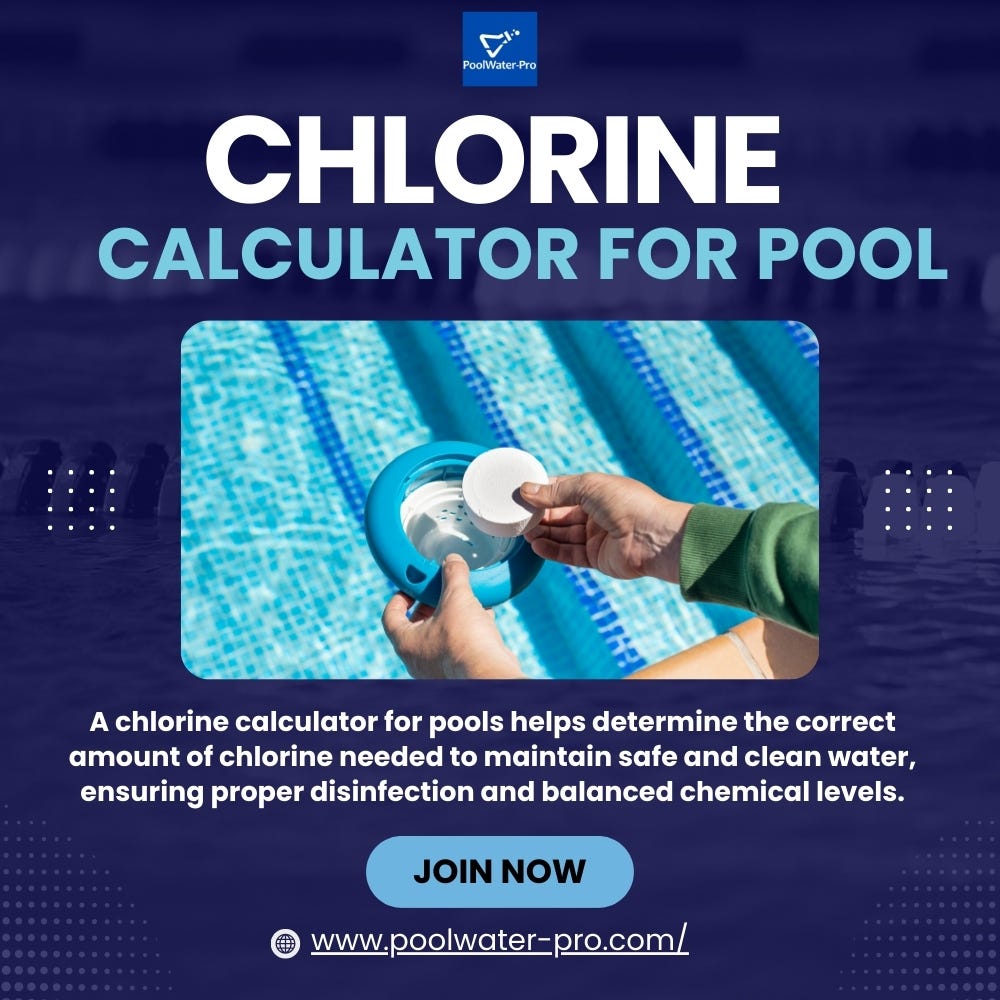 Chlorine Calculator for Pool Jacson Sanders Medium