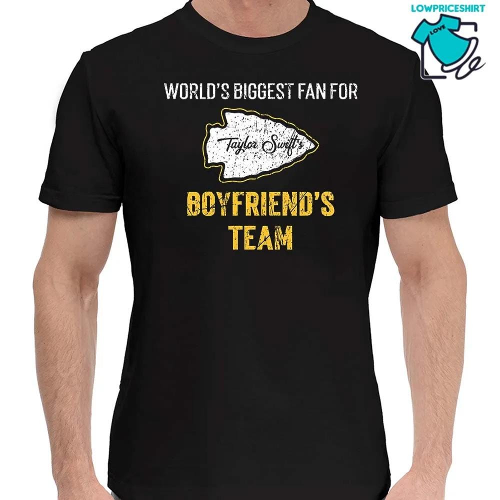 Biggest Fan Of Taylor Swifts Boyfriend Team T-Shirt | by Daniel Grant ...