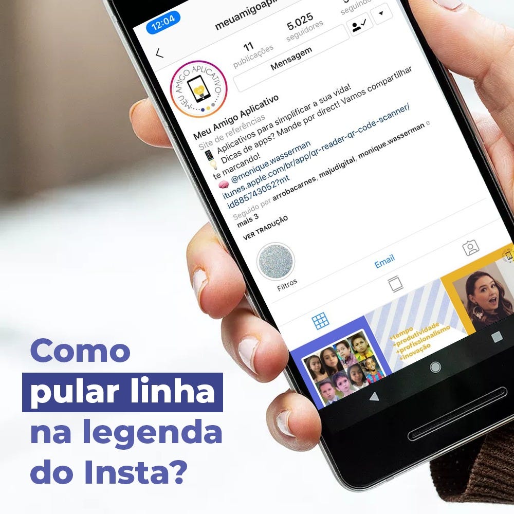Como pular linha no Instagram. Até esse momento isso era quase um… by