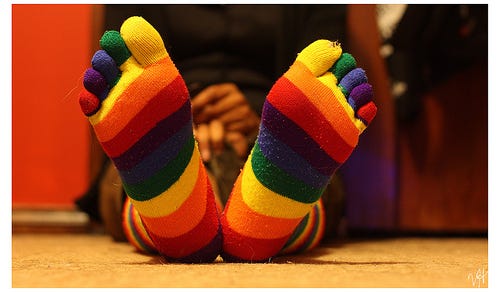 Why do people decide to wear toe socks vs regular socks ?