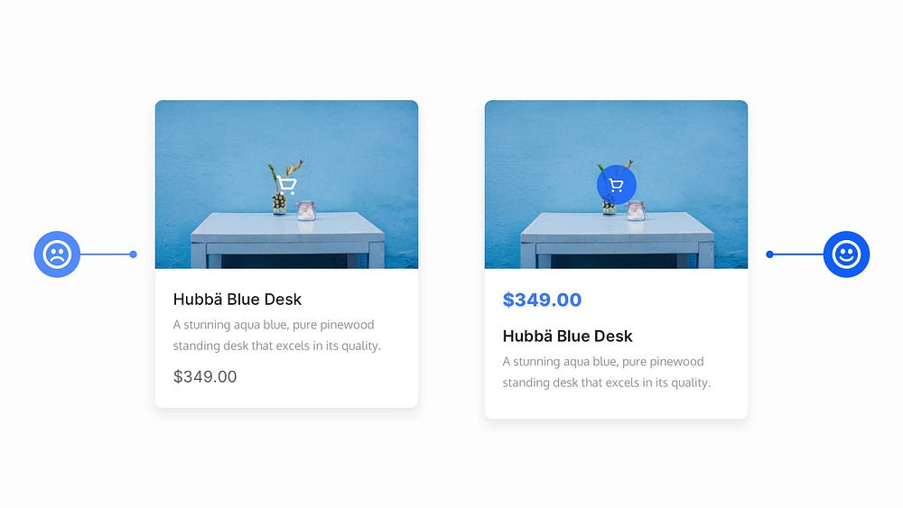 Example of a Card with more prominent design elements