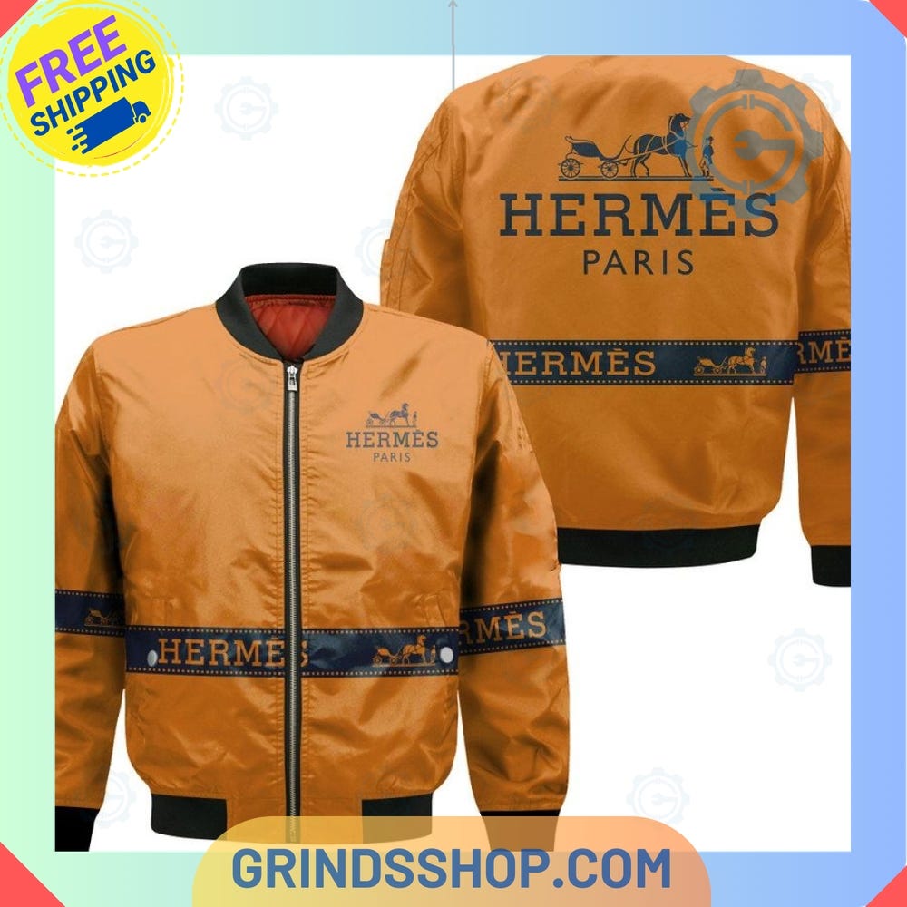 HERMES PARIS LUXURY BRAND BOMBER JACKET | by responsible level | Medium