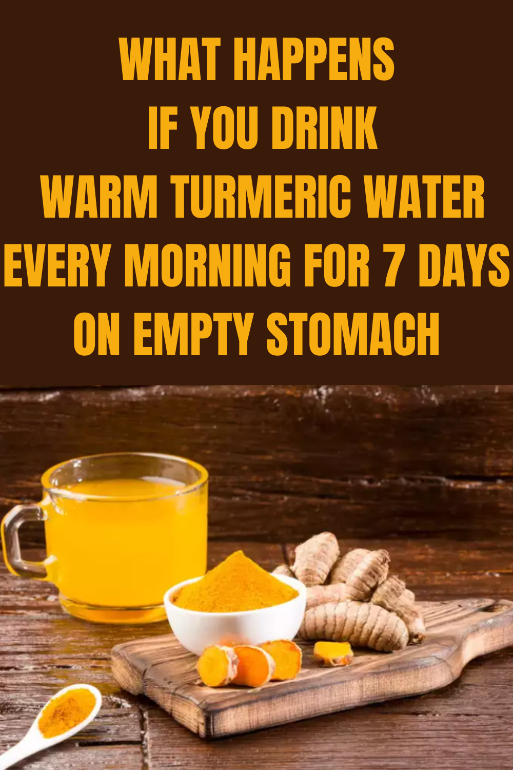 What Happens If You Drink Warm Turmeric Water Every Morning For 7 Days