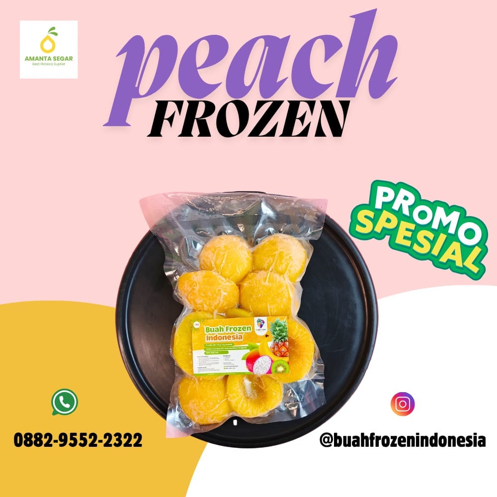 Peach Frozen — Manis, Segar, dan Siap Olah!