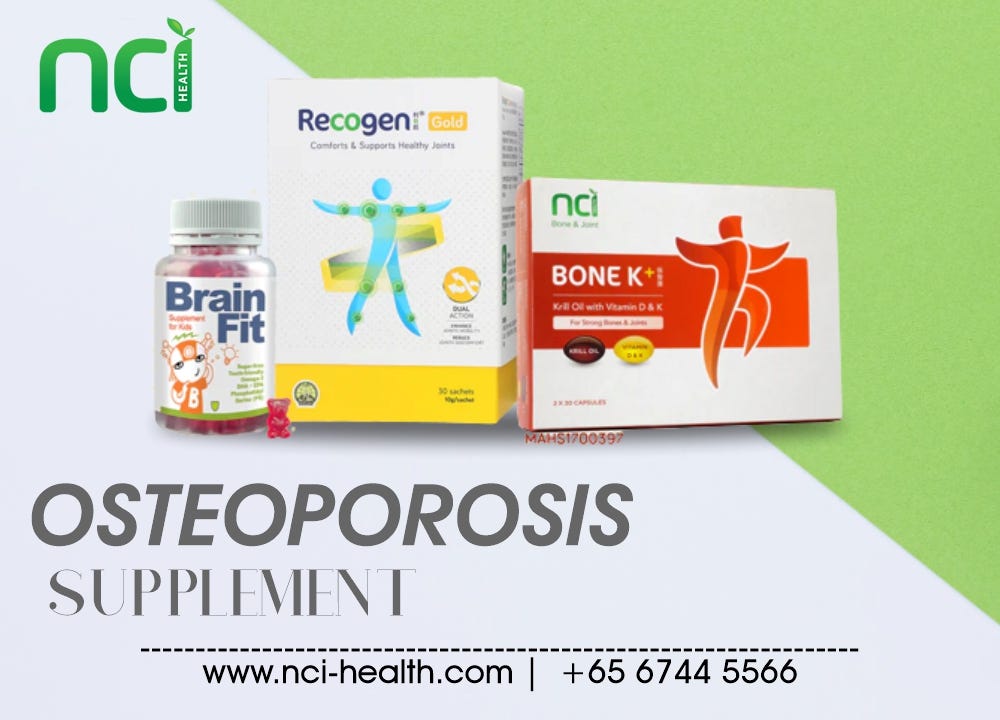 30 Days Pack of Osteoporosis Supplement from NCIHealth NCI Health