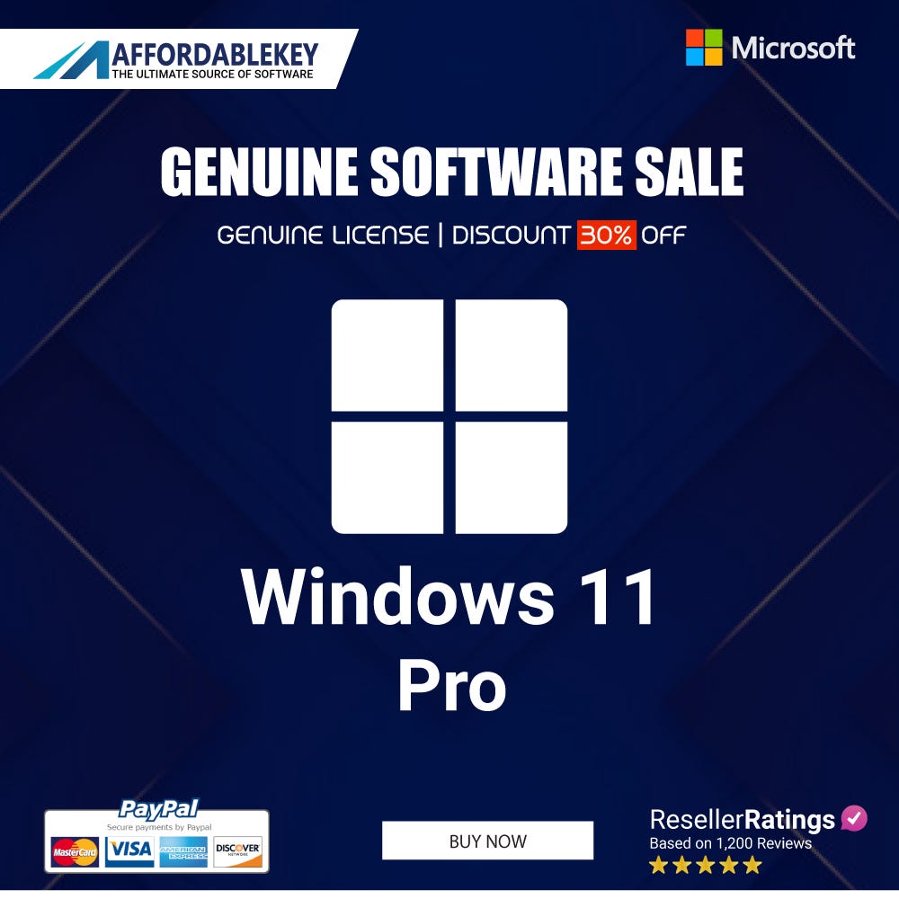 Unlocking the Potential of Windows 11 Pro with Affordablekey.com  by Jon Rubart  Jan, 2024 