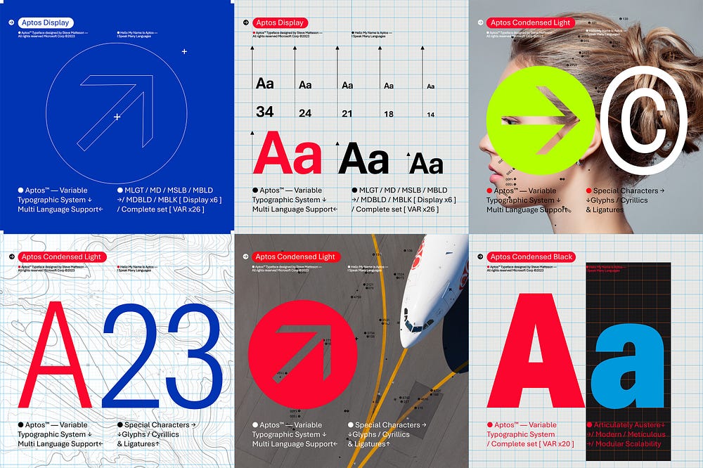 A change of typeface: Microsoft’s new default font has arrived | by ...