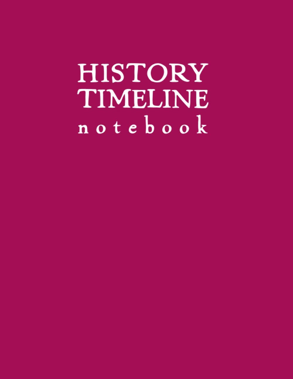 [DOWNLOAD] History Timeline Notebook: Dark Pink Softcover Graph Paper ...