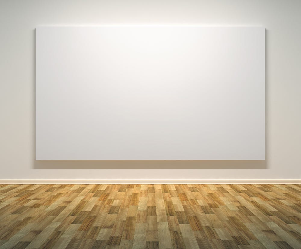 Blank Canvases. Canvas One, by Douglas Fouts