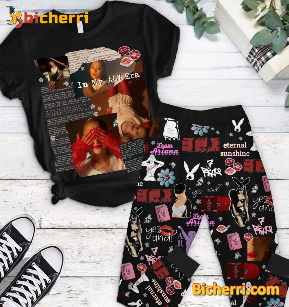 Ariana s signature style Eternal Sunshine In My AG7 Ear Pajamas Set by Style One Medium
