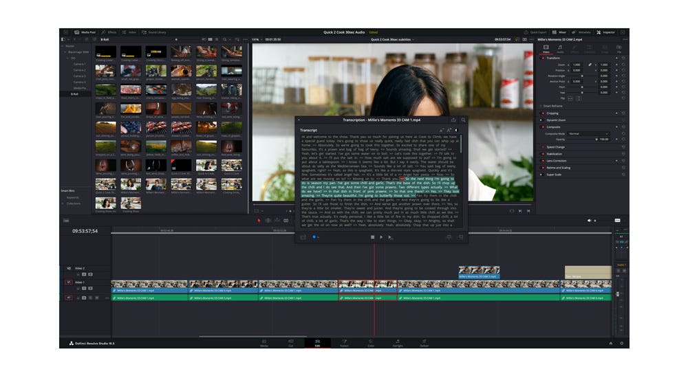 DaVinci Resolve Video Editor