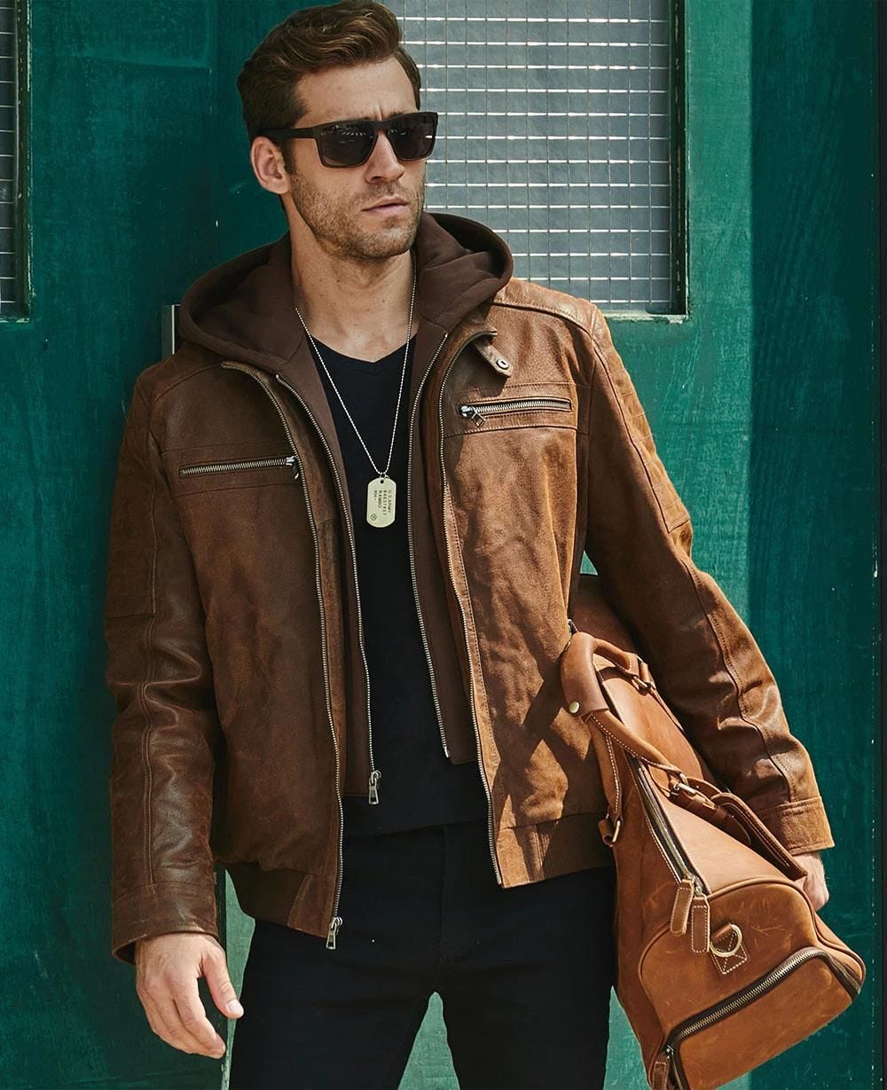 Can you wear black pants with a brown jacket? | by jackets legacy | Medium
