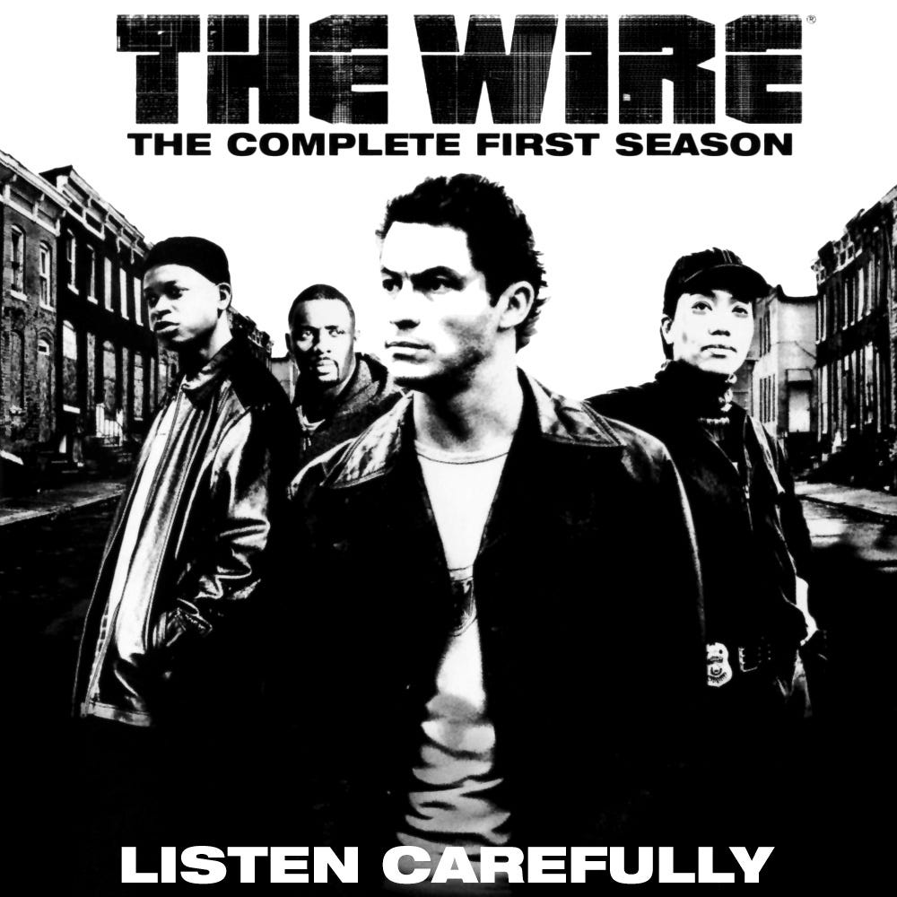 30 Thoughts I Had While Watching The Wire — Season One | by JWII | Medium