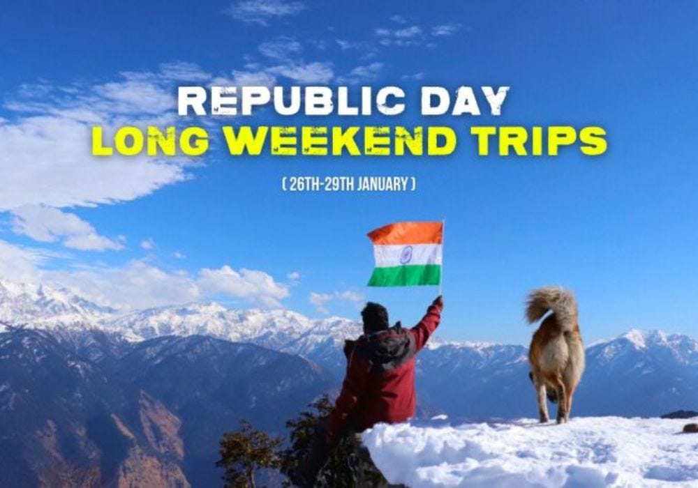 Republic Day Long Weekend 2024 Weekend Getaways For You by