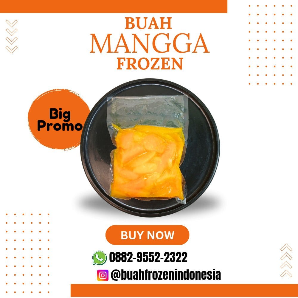 BIG PROMO | BUAH MANGGA FROZEN | WA 0882–9552
