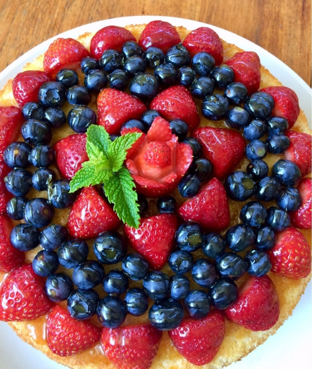 dairy free tart, author’s photo