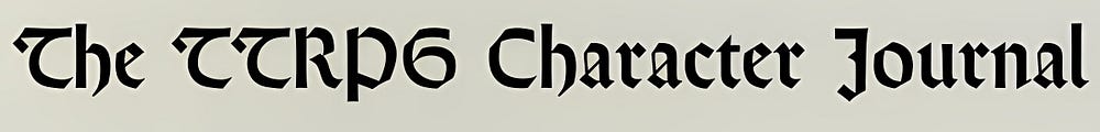The Ttrpg Character Journal The Ttrpg Character Journal