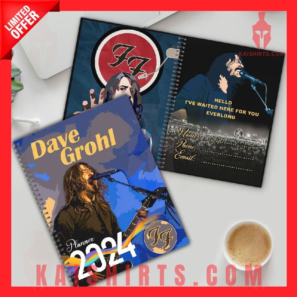 Dave Grohl 2024 Day Planner. Buy this product here Dave Grohl 2024