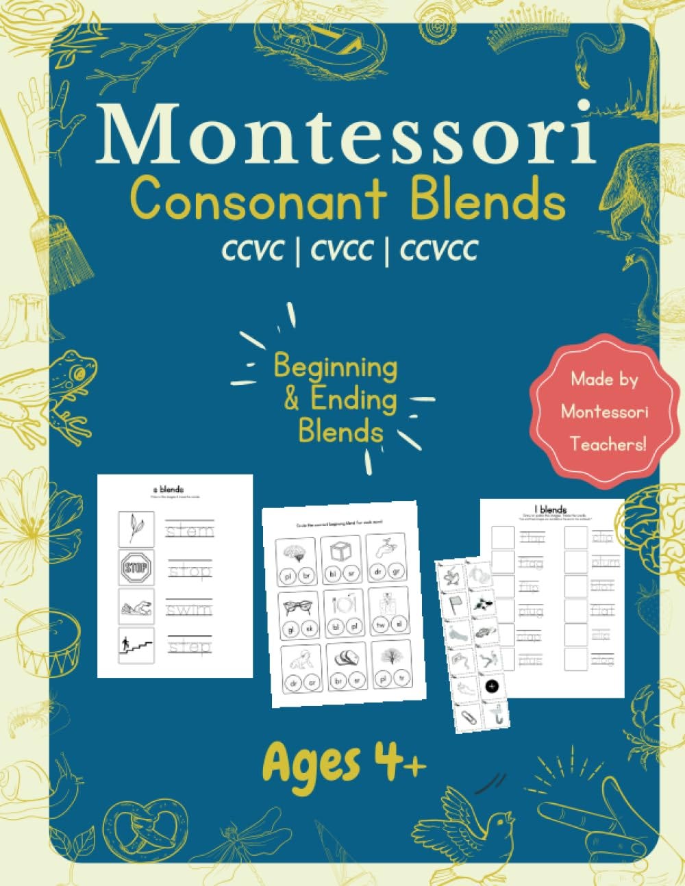 [PDF][BEST]} Beginning Blends Workbook | Initial Consonant Blends ...