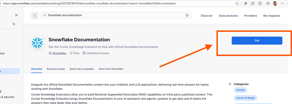 Snowflake Documentation  | Snowflake Marketplace C