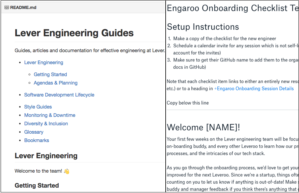 Lever Engineering Onboarding 5 ways we ramped up our rampup by