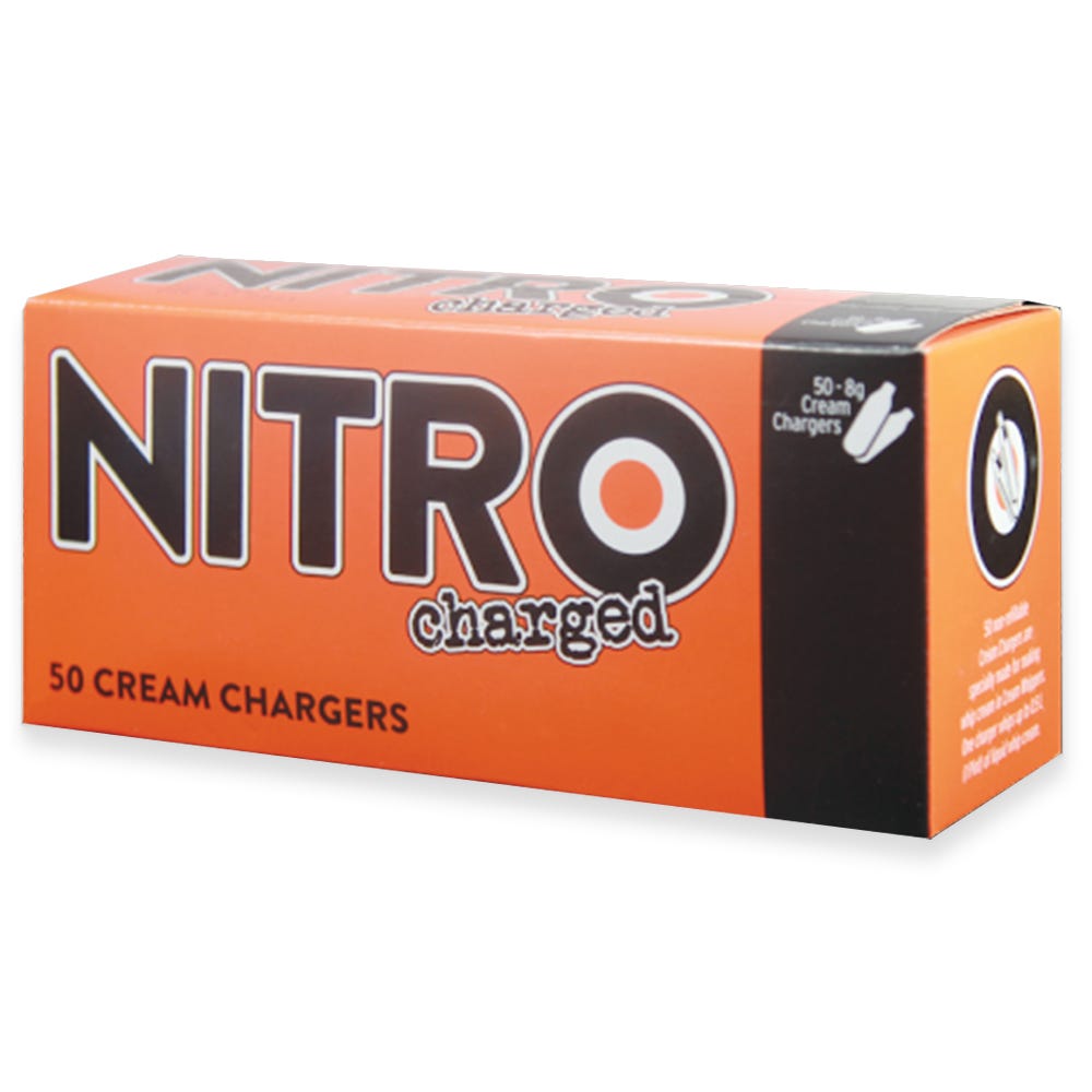 Nitro Whip Cream Chargers, Single Box LuzidWorld Medium
