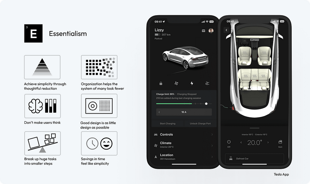Tesla App screenshots