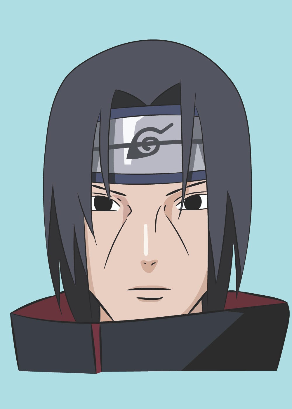 How To Draw Itachi Uchiha From Naruto - Step By Step Drawing 