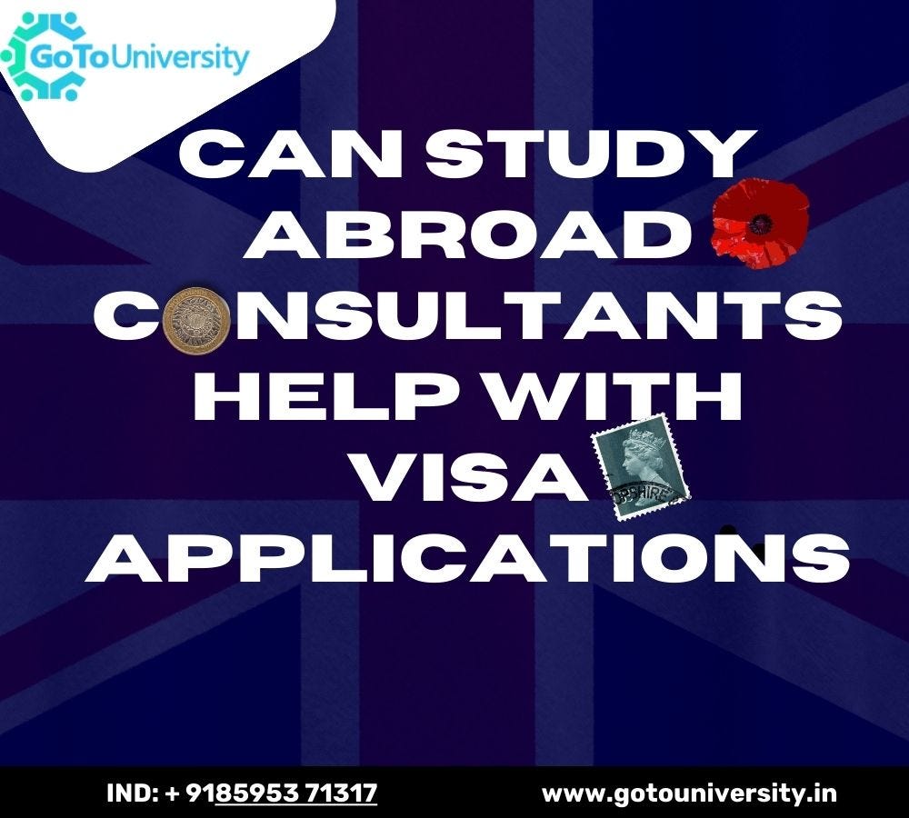 Can study abroad consultants help with visa applications? | by  GotoUniversity | Medium