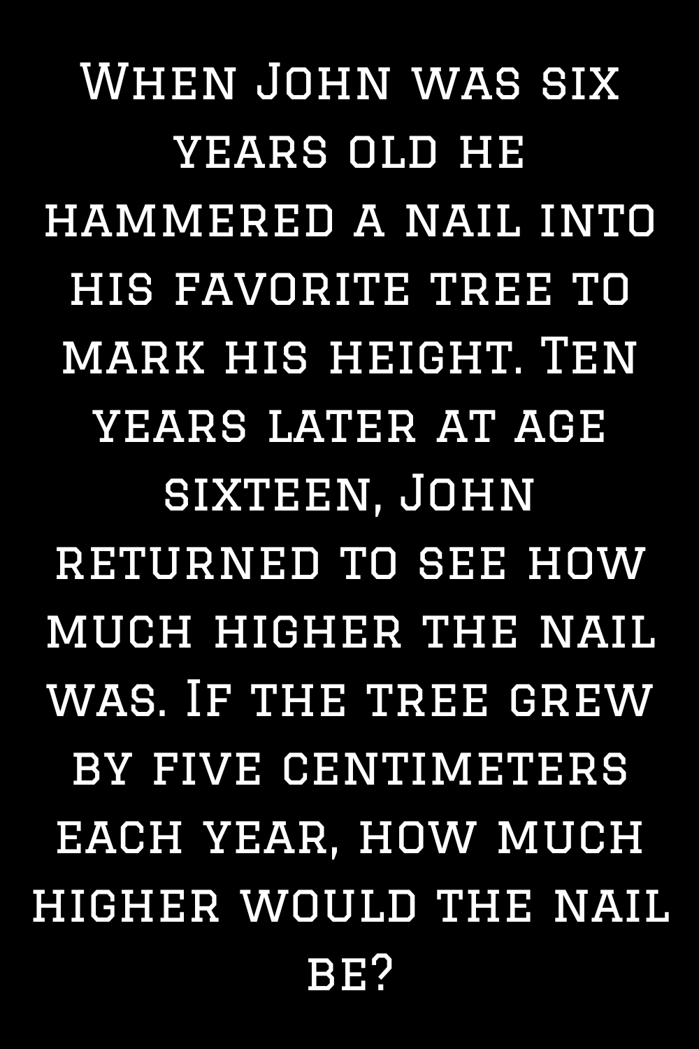 A Growing Tree