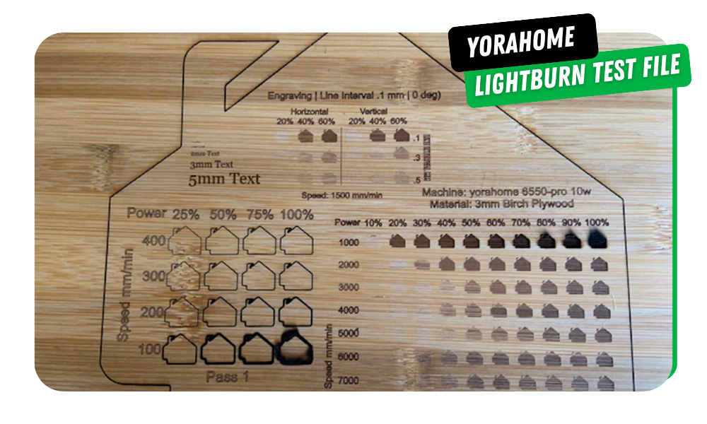 How To Test Your Material to Determine Laser Speed and Power Settings | by  YoraHome | Medium