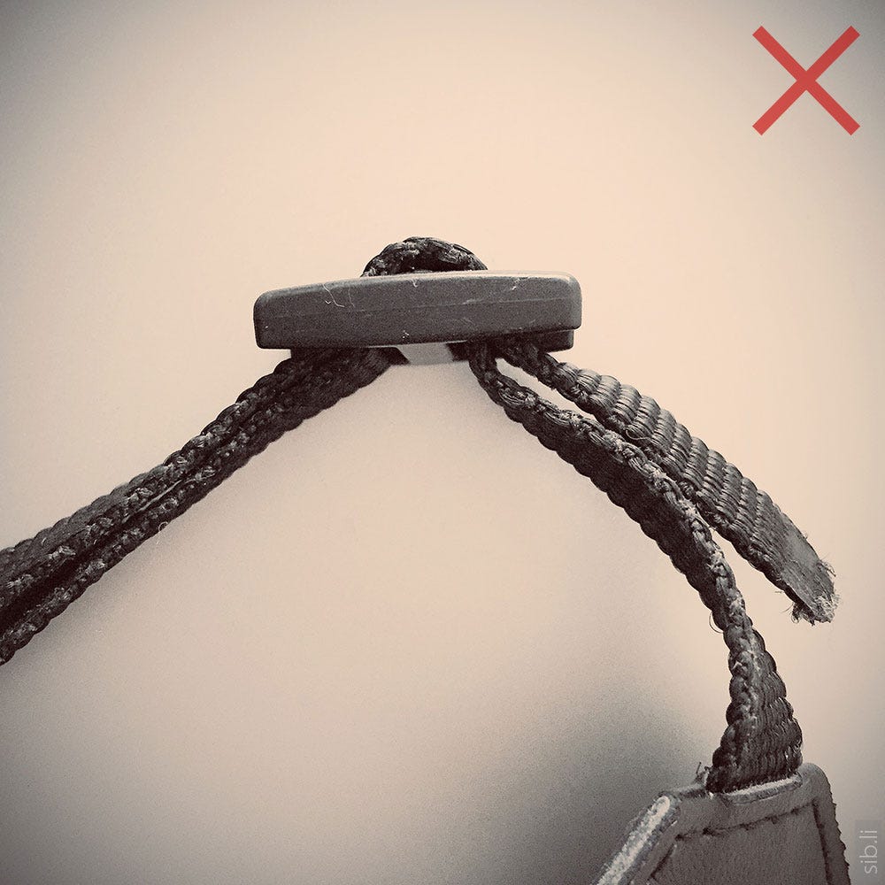 DSLR camera strap The Right Way. Most people attach camera strap wrong