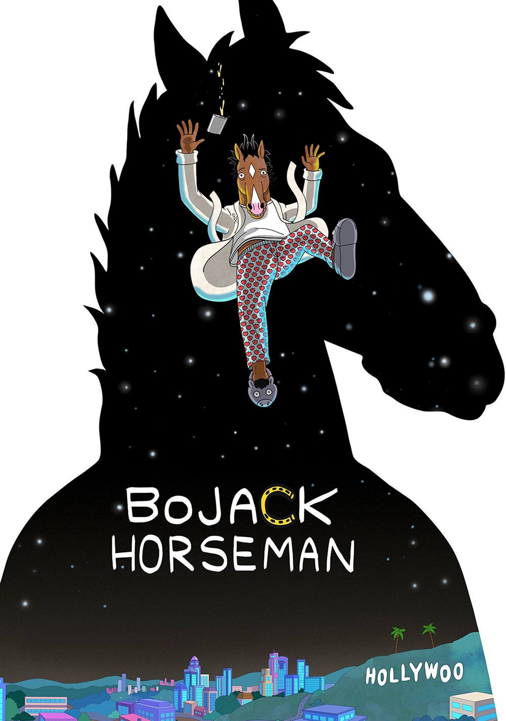 Bojack Horseman Poster Mr Peanutbutter Pop Art Wall Decor 