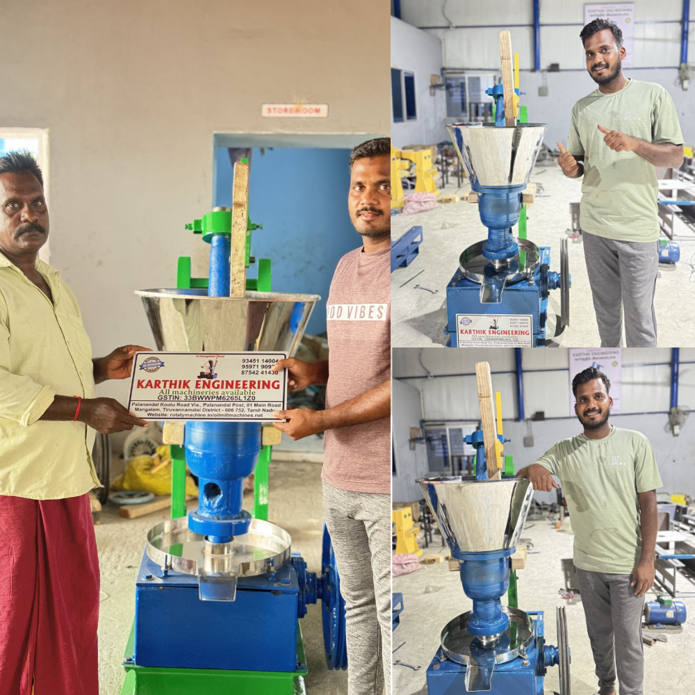Cold Press Rotary Chekku Oil Extraction Machine Manufacturer — Karthik ...