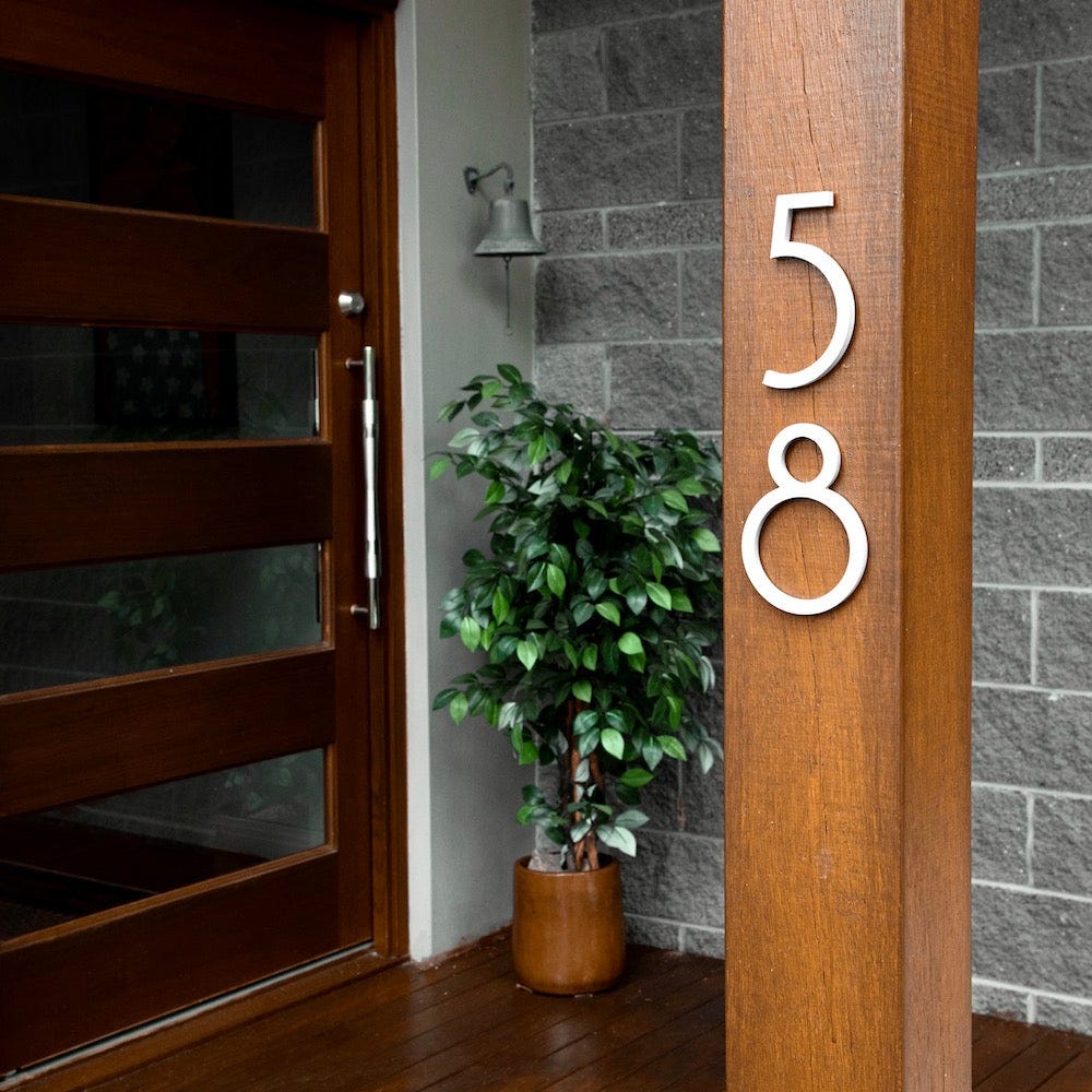 Unique Collection of House Numbers in Australia House Numbers Medium